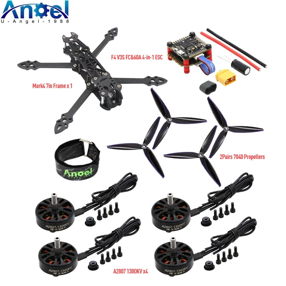 Mark4 Mark 4 7inch 295mm FPV F - đánh giá và giá Drone Kit Build Yourself