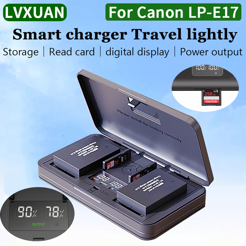 LVXUAN LP-E17 Battery Charger, - đánh giá và giá Canon Camera Eos R50
