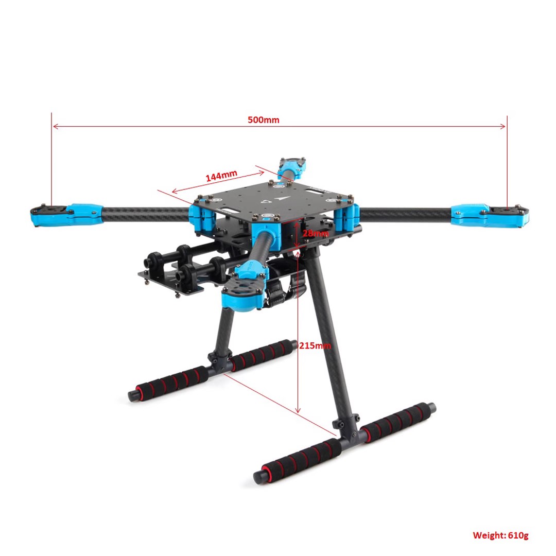 Holybro X500 V2 ARF Kit & Pixh - đánh giá và giá Drone Kit Hexacopter